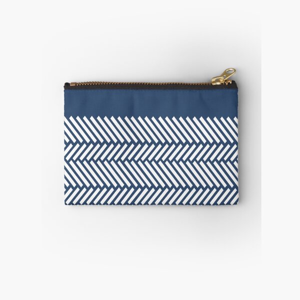 Item preview, Herringbone Boarder Navy designed and sold by ProjectM.