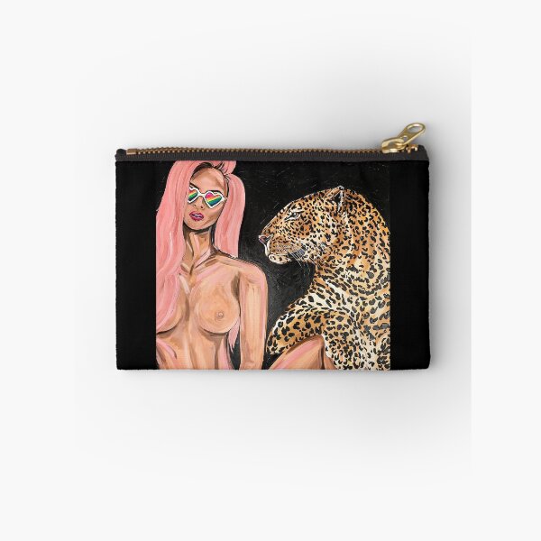 Item preview, Leopard Heart Pink woman designed and sold by artsykearns.