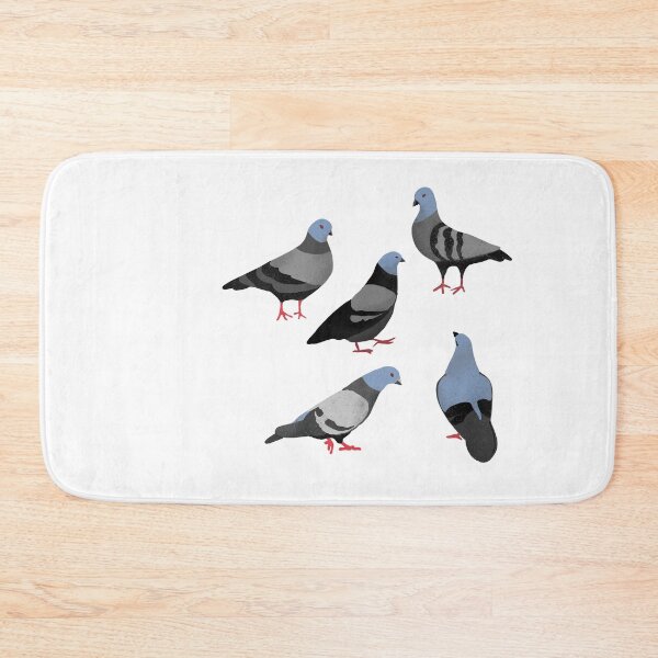 Design 33 - The Pigeons Bath Mat