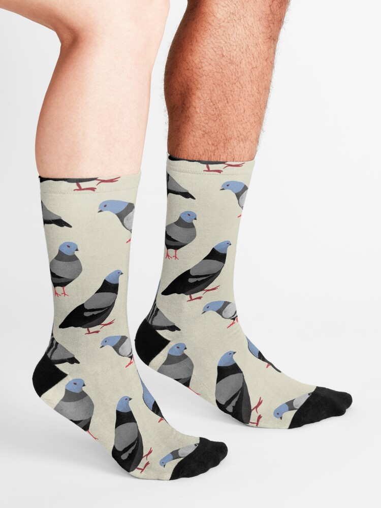 Alternate view of Design 33 - The Pigeons Socks