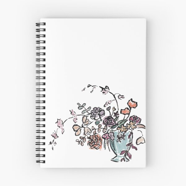 Item preview, Loose Watercolor Bouquet with Outline designed and sold by Dani Reber.