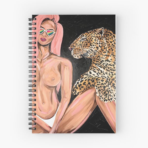 Item preview, Leopard Heart Pink woman designed and sold by artsykearns.