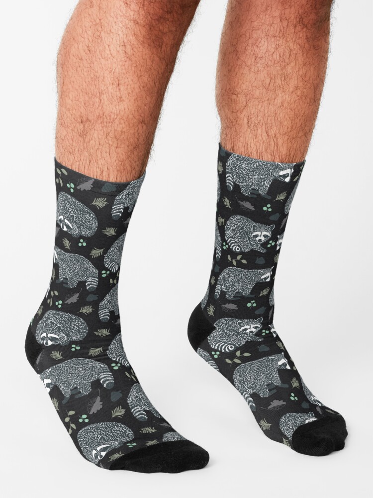 Alternate view of Raccoons! Socks