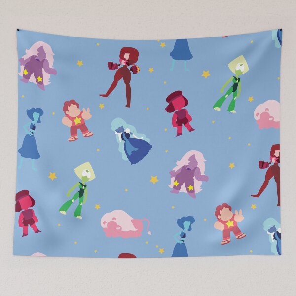 Item preview, Steven Universe Characters and Stars Pattern designed and sold by rainbowdreamer.