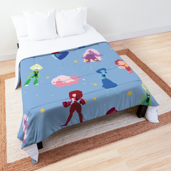 Steven Universe Characters and Stars Pattern Comforter