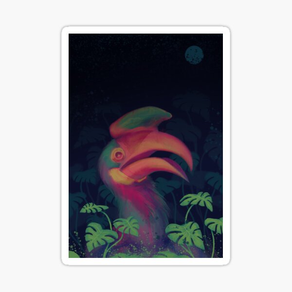 Hornbill Sticker