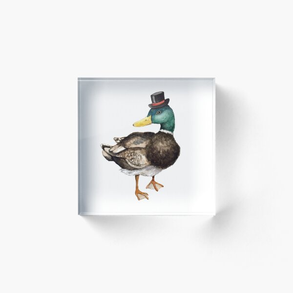 Sir Mallard Acrylic Block