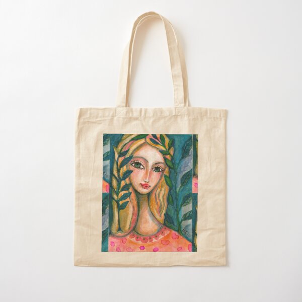 Nature Girl Cotton Tote Bag