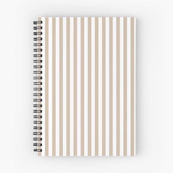 Item preview, Dark Vanilla Brown and White Vertical Stripes designed and sold by ColorPatterns.
