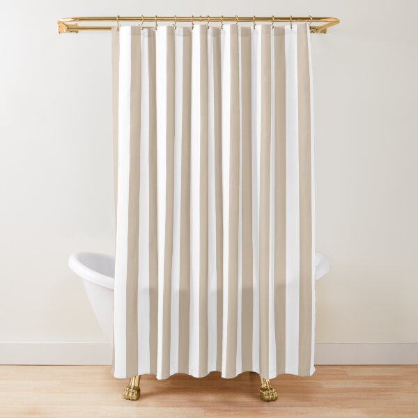 Item preview, Dark Vanilla Brown and White Vertical Stripes designed and sold by ColorPatterns.