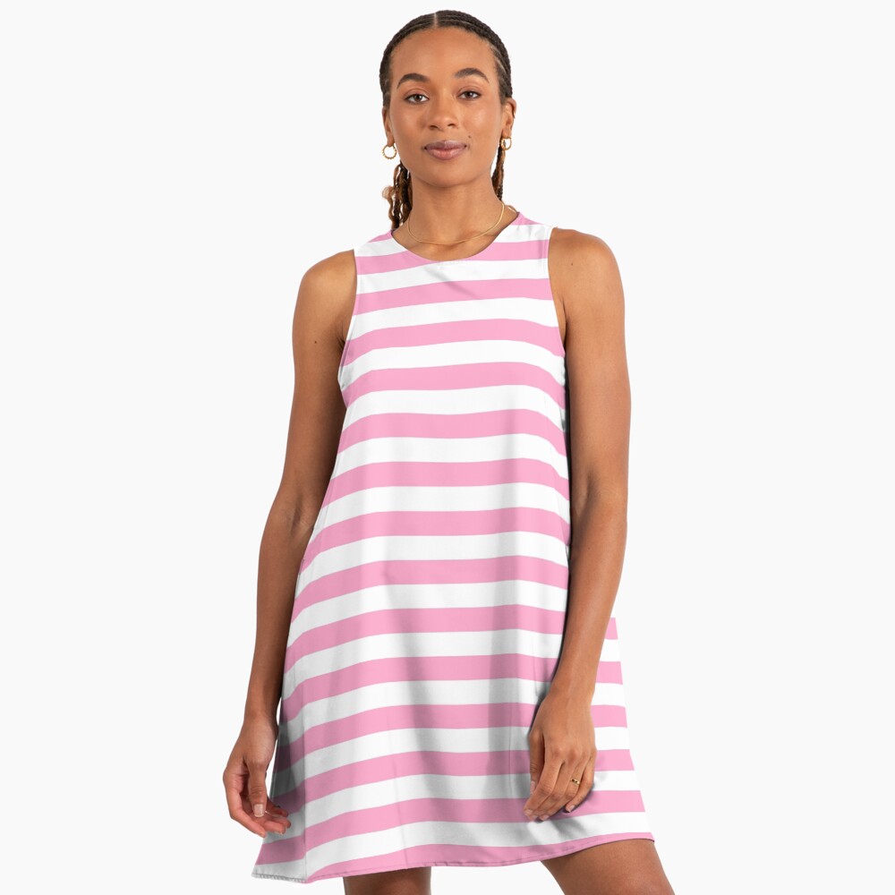blue dress for baby girl 70s Wavy Stripes A Line Dress Women Pockets, Retro Vintage Brown Yellow Orange Print Sleeveless Mini Short Cute Handmade Party Sexy Casual Black / Xs main image 0