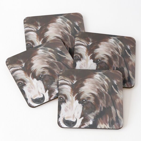 Item preview, Bear painting by @artsykearns designed and sold by artsykearns.