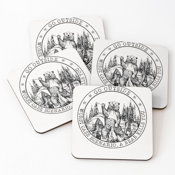 Item preview, Get outside - a bear kills you designed and sold by bentakana.