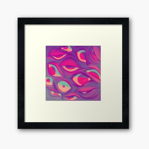 Eyeballs Framed Art Print