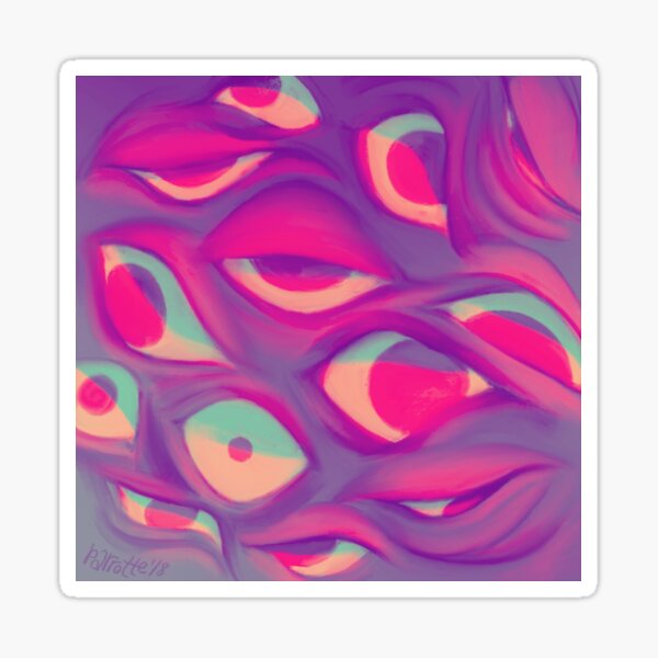Eyeballs Sticker