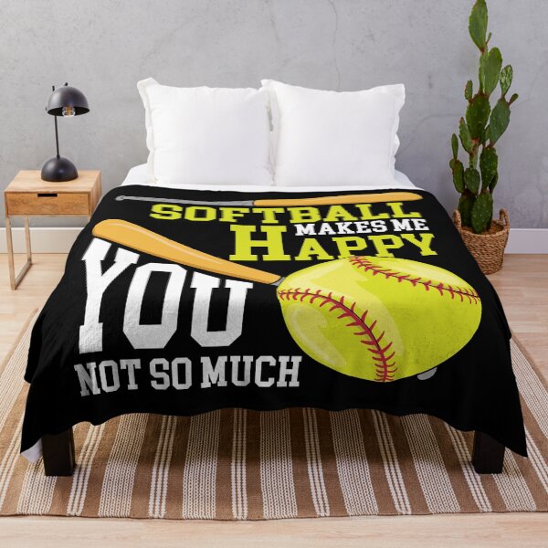 Item preview, Softball Makes Me Happy You Not So Much designed and sold by Sandra78.