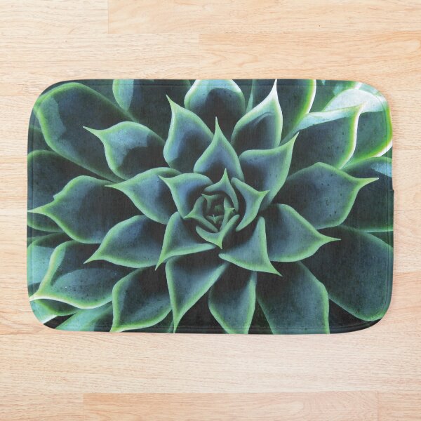 Succulent Bath Mat