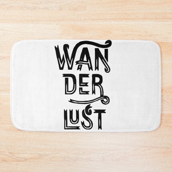 Item preview, Motivational Inspirational and Positive quote -  wanderlust typography text art by Word Fandom - wordfandom designed and sold by Kerry Pritchard.