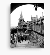 Budapest in Black and White Leinwanddruck