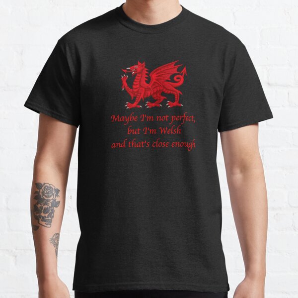 Maybe I'm not perfect, but I'm Welsh and that's close enough Classic T-Shirt
