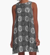 Borderlands Logo Pattern A-Line Dress