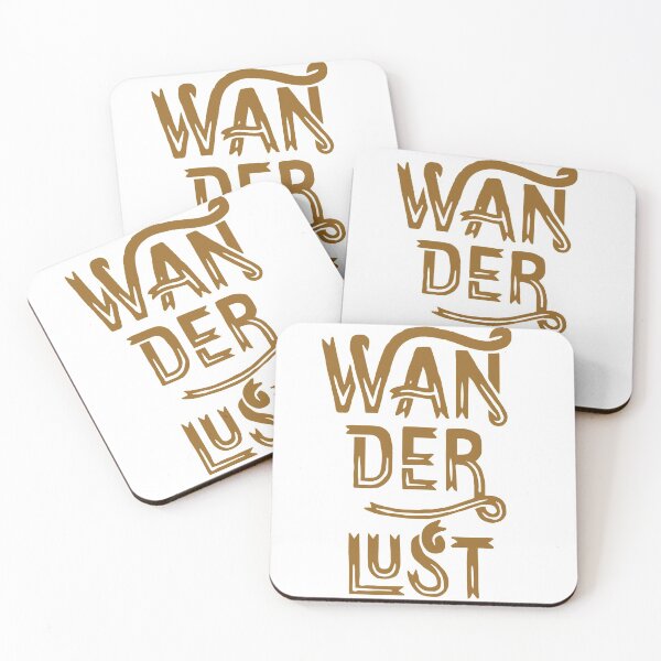 Artikelvorschau, Motivational Inspirational and Positive quote -  wanderlust typography text art by Word Fandom - wordfandom entworfen und verkauft von Kerry Pritchard.