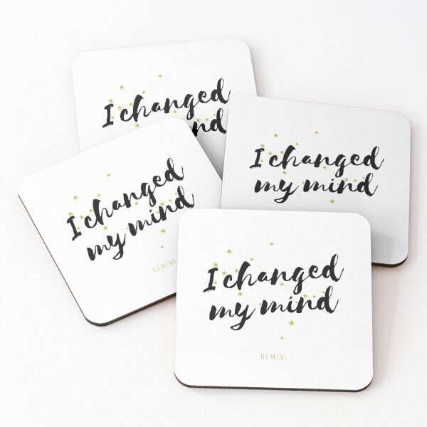 Item preview, Gemini – I Changed My Mind designed and sold by StarSignPrints.