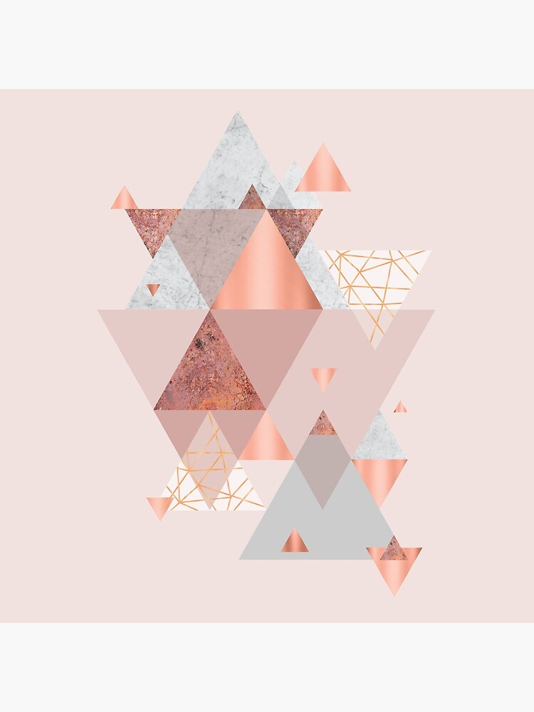 Blush Pink Geo by UrbanEpiphany