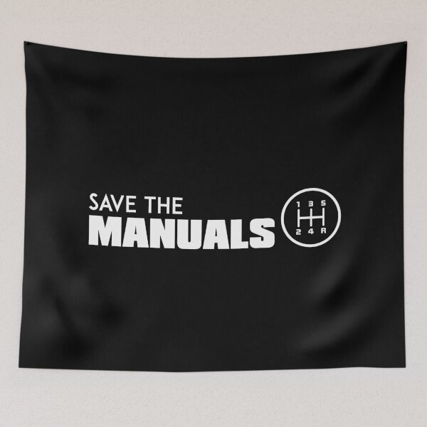 Item preview, Save the Manuals - Racecar - Car Guys designed and sold by 365CarMods Official.