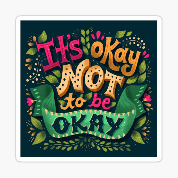 Item preview, It's okay not to be okay designed and sold by Risa Rodil.