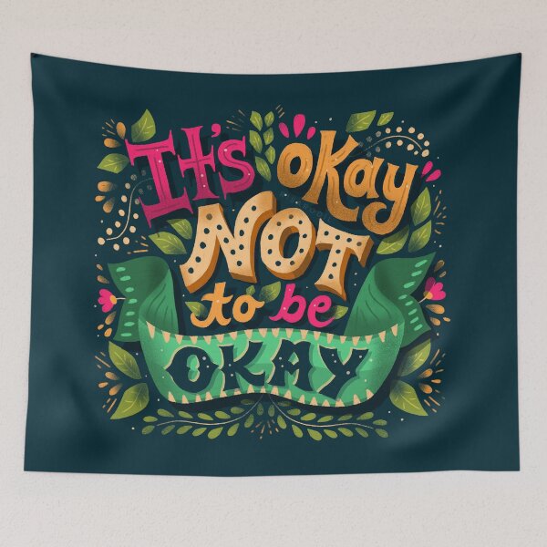 Item preview, It's okay not to be okay designed and sold by Risa Rodil.