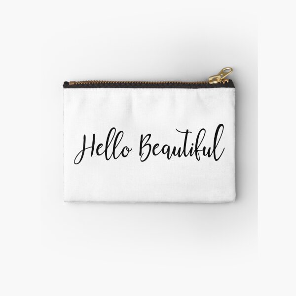 Item preview, Hello Beautiful Happy And Uplifting Attitude Script Calligraphy Style designed and sold by ripsydesigns.