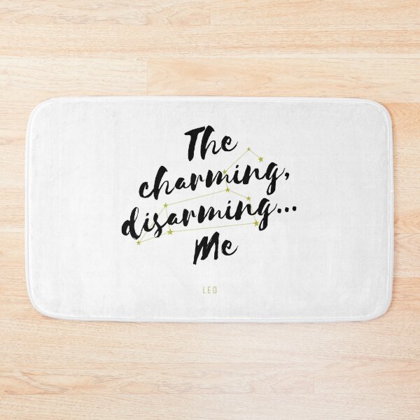 Item preview, Leo – The Charming, Disarming... Me designed and sold by StarSignPrints.