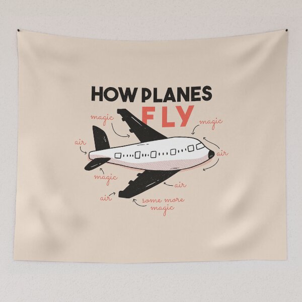 Item preview, How airplanes fly designed and sold by Vanditdesigns.