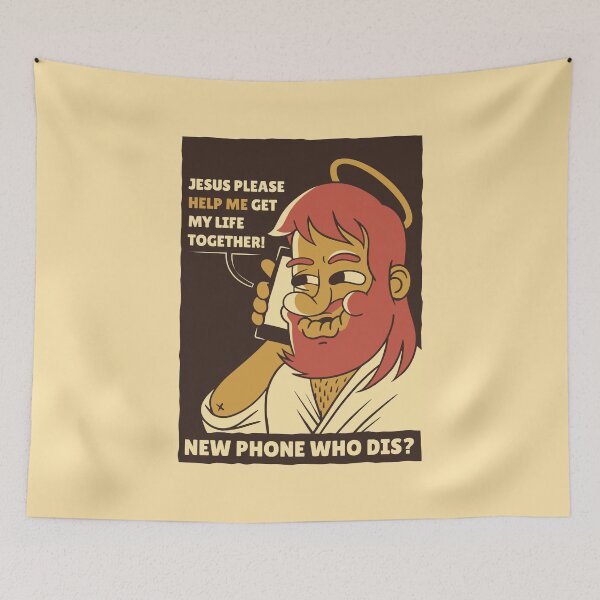 Item preview, Jesus from the phone designed and sold by Vanditdesigns.