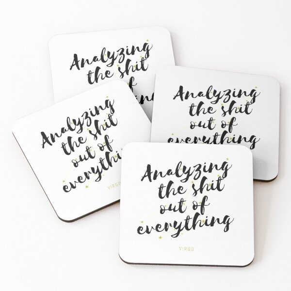 Item preview, Virgo – Analyzing The Shit Out Of Everything designed and sold by StarSignPrints.