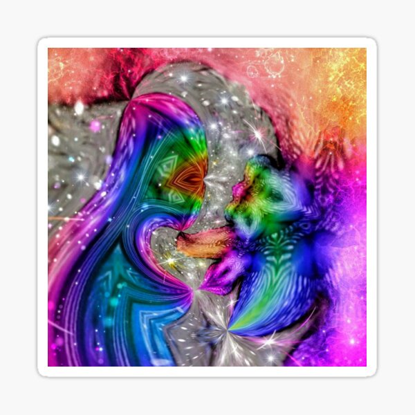 Look into the face of your inner child Sticker