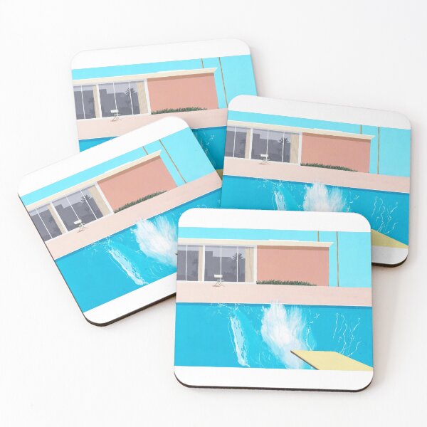 A Bigger Splash Coasters (Set of 4)