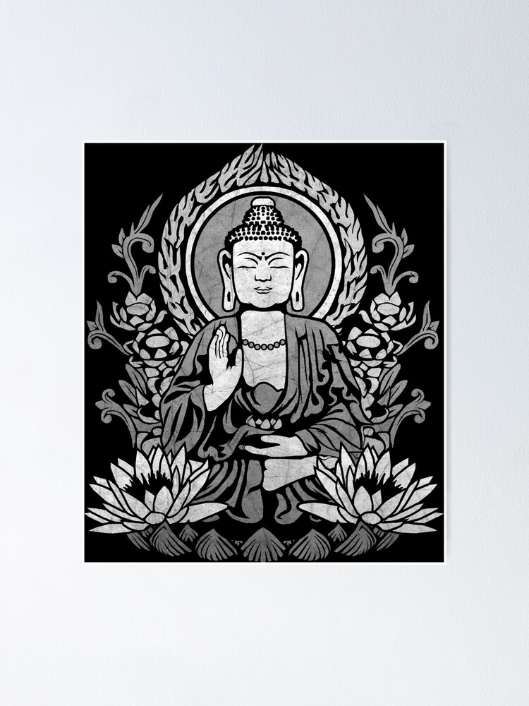 Gautama Buddha Modern Art Art Print by Asp Arts - Fine Art America
