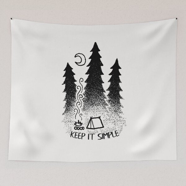 Item preview, keep it simple camping designed and sold by bentakana.