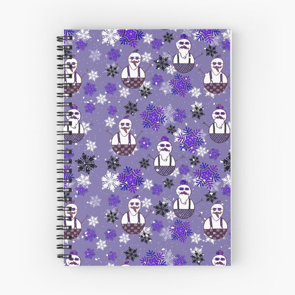 Item preview, Hipster Snowmans (purple) designed and sold by DejaReve.