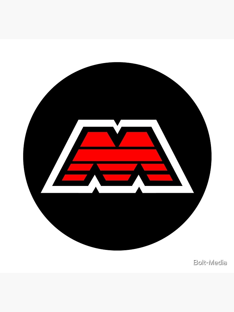 M Tron Logo Art Board Print By Bolt Media Redbubble