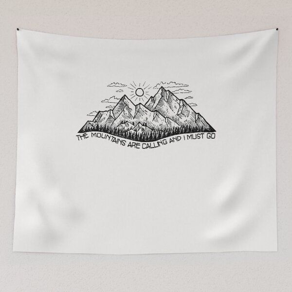 Item preview, the mountains are calling and i must go designed and sold by bentakana.