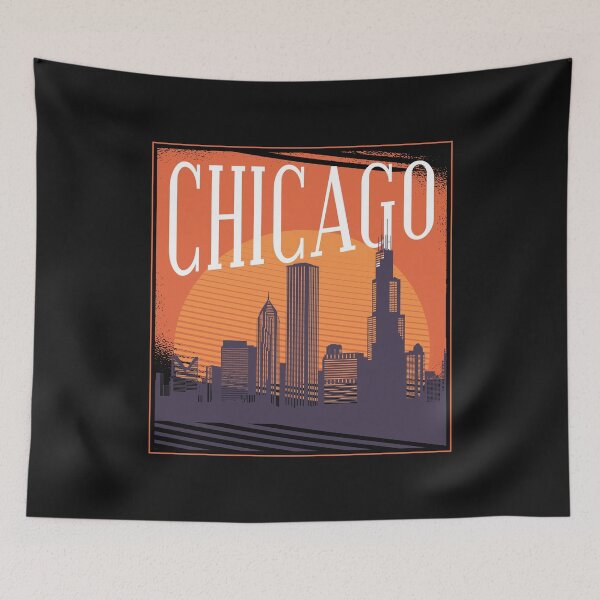 Item preview, Chicago skyline designed and sold by DerSenat.