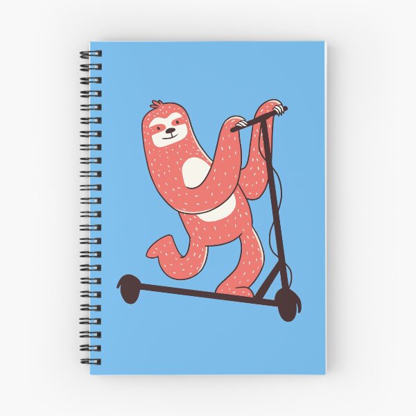 Item preview, cute sloth, scooter driving designed and sold by DerSenat.