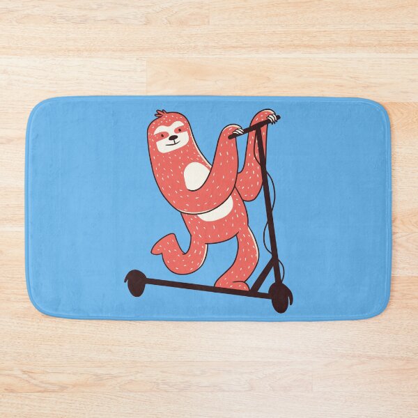 Item preview, cute sloth, scooter driving designed and sold by DerSenat.