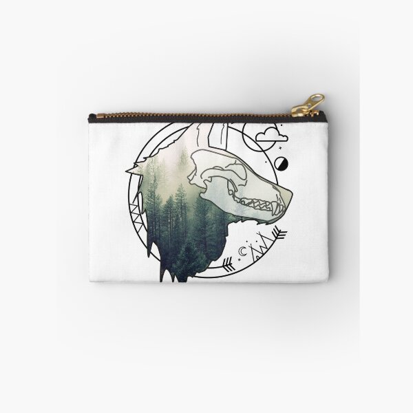 Item preview, Wolf animal forest totem skull art designed and sold by masatomio.