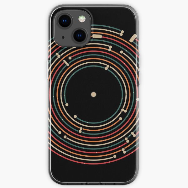 Vinyl music metro record map labyrinth iPhone Soft Case