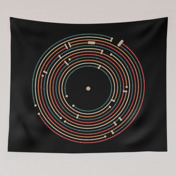 Item preview, Vinyl music metro record map labyrinth  designed and sold by masatomio.