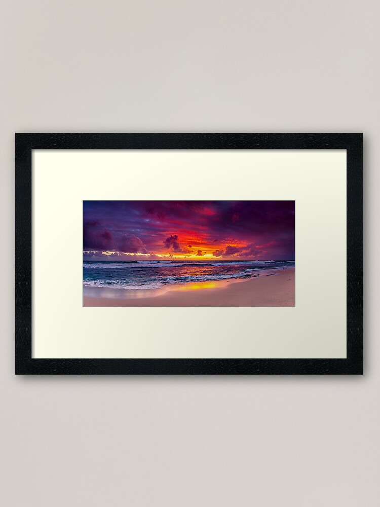 Thumbnail 1 of 7, Framed Art Print, North Beach Panoramic designed and sold by paulmp.